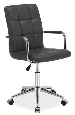 Kancelářské židle Kancelářská židle BALDONE, šedá ekokůže