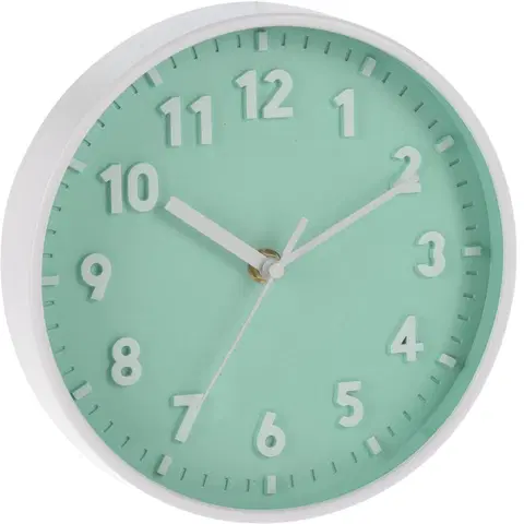 Hodiny Nástěnné hodiny Silvia zelená, 20 cm