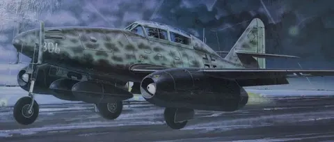 Hračky SMĚR - MODELY - Messerschmitt Me 262 B   1:72
