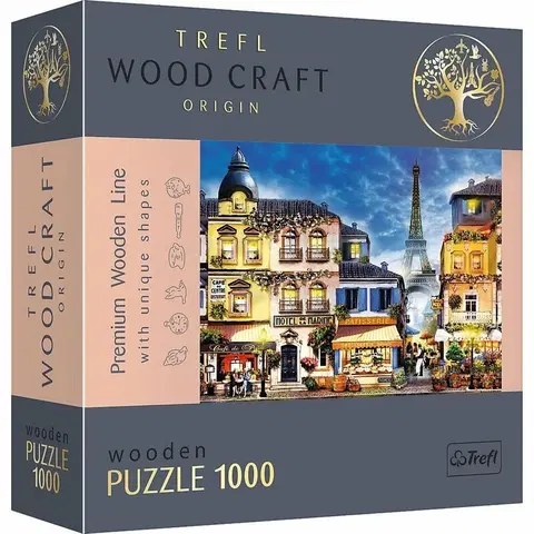 Hračky puzzle TREFL - Dřevěné puzzle 1000 - Francouzská alej