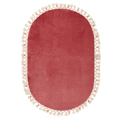 Koupelnové předložky L'essentiel Koupelnový kobereček AMANDA II 100x150 cm červený