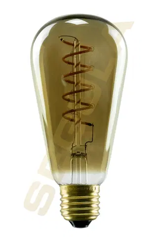 LED žárovky Segula 50652 LED soft rustika ST64 spirála kouřová šedá E27 3,2 W (11 W) 100 Lm 1.900 K