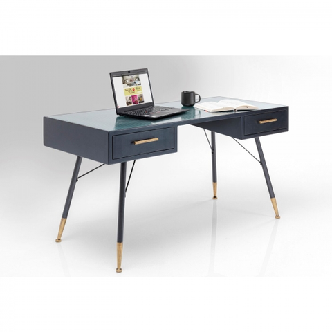Psací stoly / Kancelářské stoly KARE Design Psací stůl se zásuvkami La Gomera 140x60cm