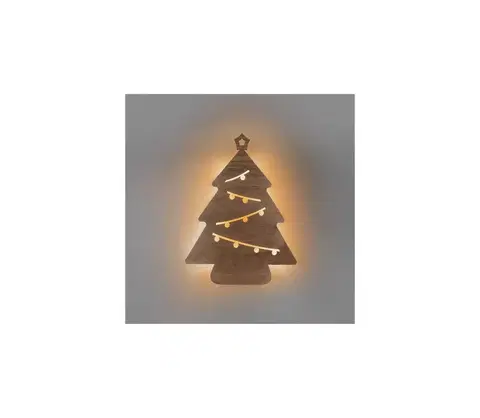 Vánoční dekorace   1V260 - LED Vánoční dekorace LED/2xAA stromek 