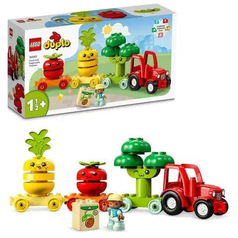 Hračky LEGO LEGO - DUPLO 10982 Traktor se zeleninou a ovocem