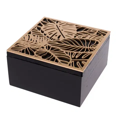 Úložné boxy Dřevěná krabička, 15 x 8 cm