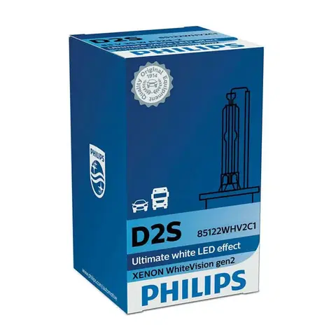 Autožárovky Philips D2S White Vision 85122WHV2C1 xenonová výbojka P32d-2