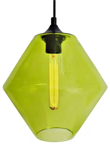 LED osvětlení Závěsná lampa BREMEN včetně žárovky Candellux Zelená