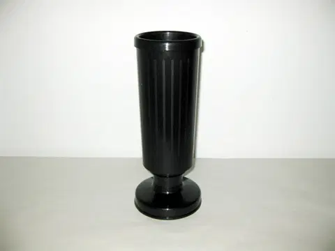 Dekorativní vázy BESOP - Váza na hrob zatížená 30cm černá