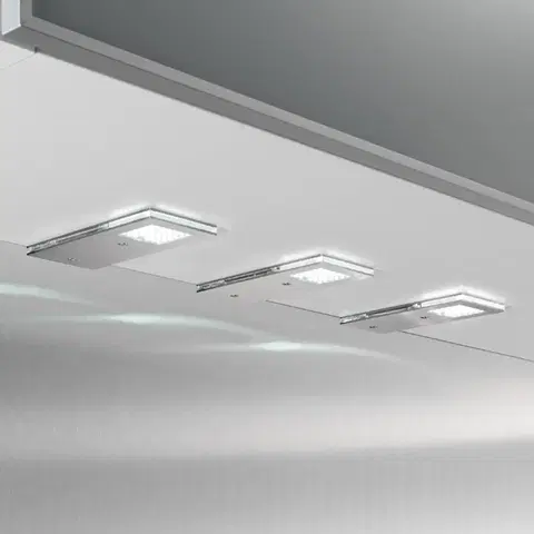 Další nábytková světla Evotec Praktické LED svítidlo do podhledů Flat I, 3 kusy