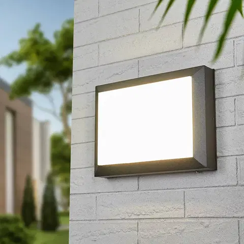 Venkovní nástěnná svítidla Albert Leuchten LED venkovní nástěnné světlo Kiran odolné stínidlo