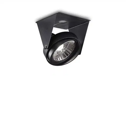 LED bodová svítidla Stropní reflektorové svítidlo Ideal Lux Channel Big 203140 GU10 1x13W IP20 14cm černé