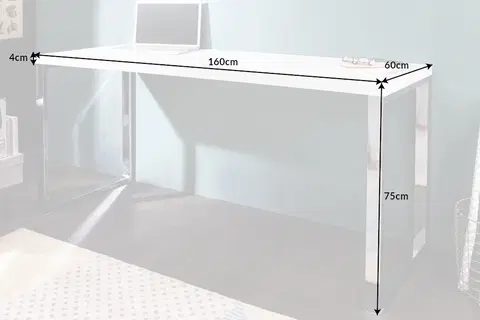 Pracovní stoly Psací stůl ASTERIOS Dekorhome 160x60 cm