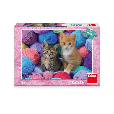 Hračky puzzle DINO - Koťátka 300 Xl Puzzle