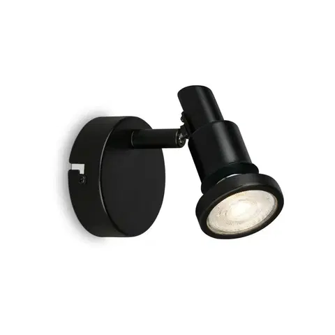 LED bodová svítidla BRILONER LED bodové svítidlo pr. 8 cm 1xGU10 4,8W 400lm černá BRI 2992-015