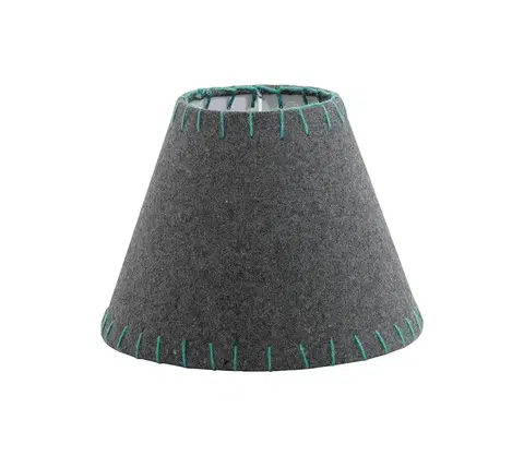 Lampy Eglo Eglo 49433 - Stínidlo VINTAGE zelená vyšívané E14 pr. 20,5 cm 