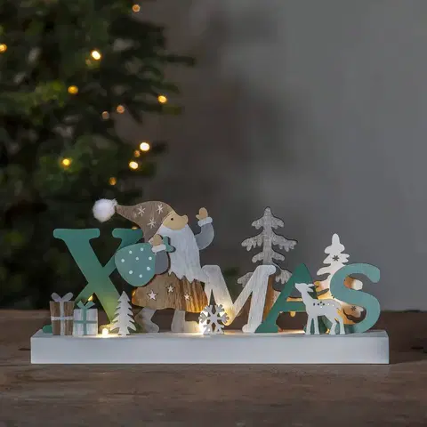 Vánoční vnitřní dekorace STAR TRADING LED dekorační světlo Reinbek X-Mas