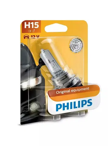 Autožárovky Philips H15 12V 15/55W PGJ23t-1 Standard 1ks blistr 12580B1