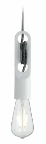 LED lustry a závěsná svítidla Výprodej vzorku Závěsné svítidlo BRIO bílé E27 4W 400lm 2700K - PAN