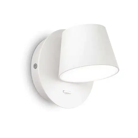 LED bodová svítidla LED Nástěnné bodové svítidlo Ideal Lux Gim AP1 bianco 167152 bílé
