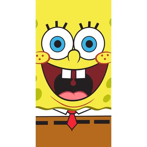 Ručníky Dětská osuška Sponge Bob Face