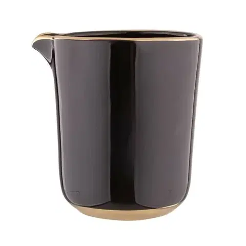 Příslušenství pro přípravu čaje a kávy Altom Porcelánová mlékovka Palazzo milk 250 ml, černá