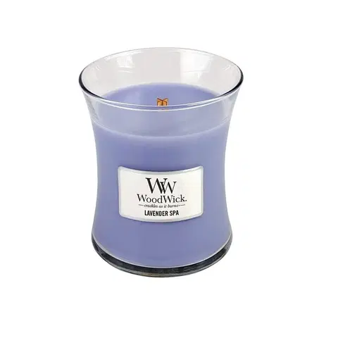 Svíčky Vonná svíčka WoodWick střední - Lavender Spa