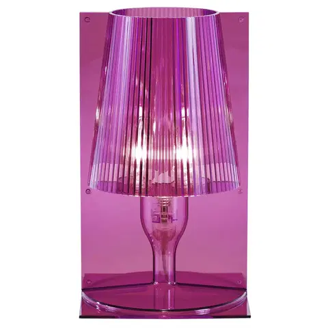 Stolní lampy Kartell Kartell Take designová stolní lampa, růžová
