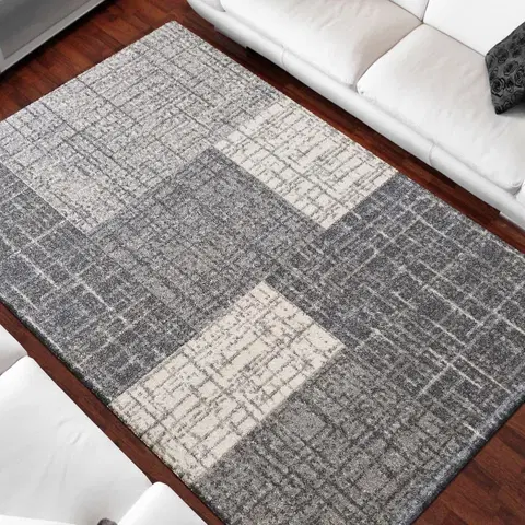 Moderní koberce Univerzální moderní koberec šedé barvy