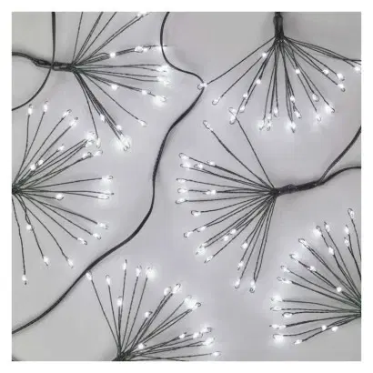 Vánoční řetězy a lamety EMOS Světelný LED řetěz Nano 2,35 m s časovačem studená bílá