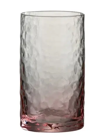 Sklenice Růžová sklenička na vodu Verma - Ø7*13 cm J-Line by Jolipa 3748