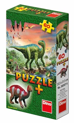 Hračky puzzle DINO - Dinosauři + Figurka  60D , Mix Produktů