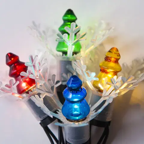 Vánoční dekorace Světelný řetěz Astra LED mini Stromek barevná, 20 žárovek