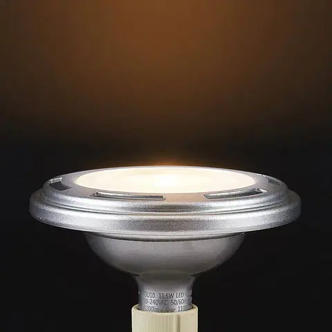 Stmívatelné LED žárovky Arcchio LED reflektor GU10 ES111 11,5W stmívací stříbrná