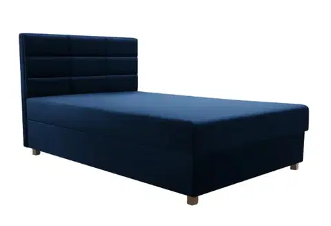Postele ArtIdz Jednolůžková postel APINO | modrá 120 x 200 cm