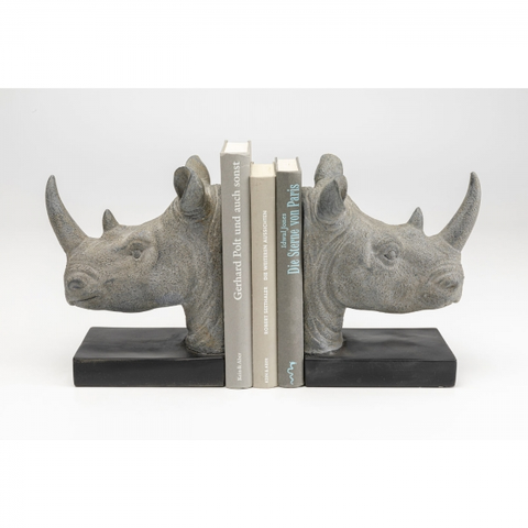 Zarážky na knihy KARE Design Zarážka na knihy Rhino - set 2 ks