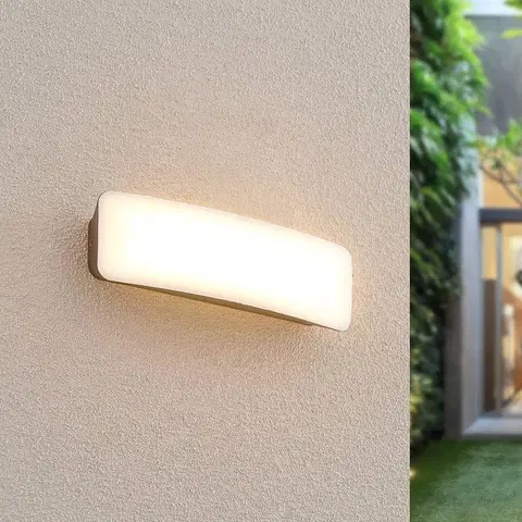 Venkovní nástěnná svítidla Lucande Lucande Lolke LED venkovní nástěnné svítidlo