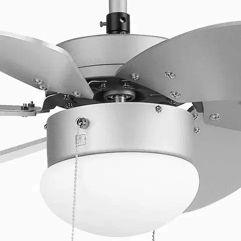 Stropní ventilátory se světlem FARO BARCELONA Stropní ventilátor Palao s osvětlením, šedá