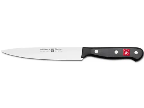 Nože na šunku Nářezový nůž na uzeniny / šunku Wüsthof GOURMET 16 cm 4114/16