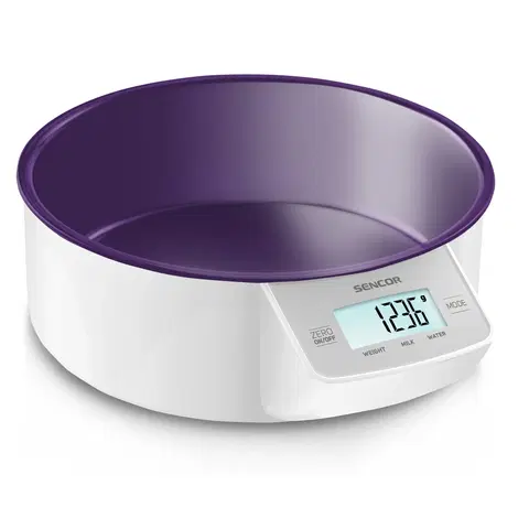 Kuchyňské váhy Sencor SKS 4004VT kuchyňská váha, fialová 