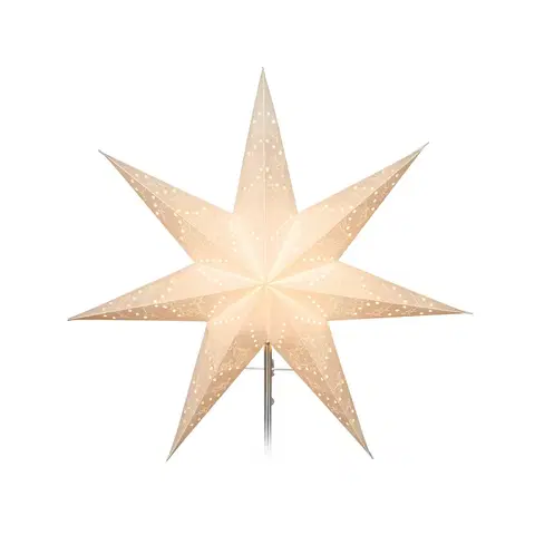 Vánoční světelná hvězda STAR TRADING Papírová náhradní hvězda Sensy Star bílá Ø 54 cm