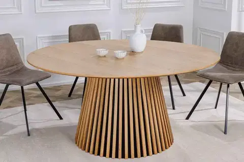 Jídelní stoly LuxD Designový jídelní stůl Wadeline 120 cm přírodní dub
