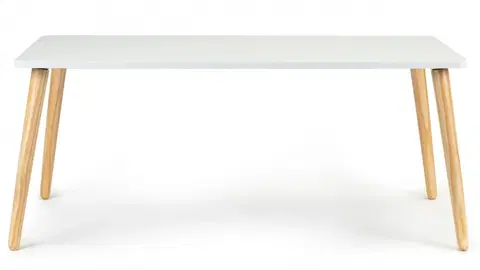 Konferenční stolky MODERNHOME Konferenční stolek Piper 100cm bílý