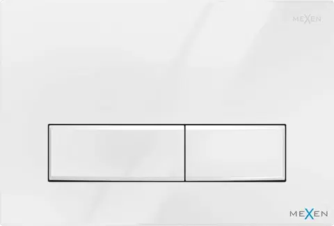Ovládací tlačítka MEXEN Fenix 09 splachovací tlačítko bílá lesklá /kompatibilní s Geberit Sigma UP300 a UP320/ 600900