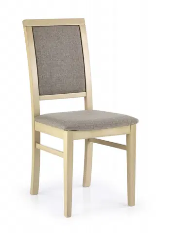 Židle HALMAR Jídelní židle Kely dub sonoma/béžová