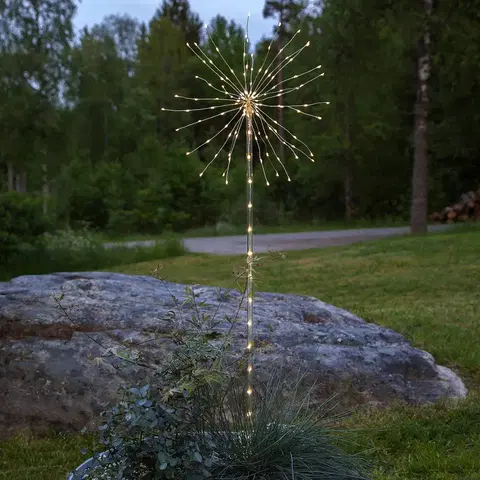 Venkovní dekorativní svítidla STAR TRADING Firework Outdoor LED světlo teplé bílé baterie