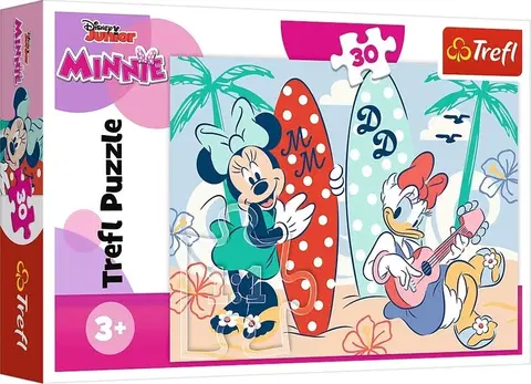 Hračky puzzle TREFL - Puzzle 30 - Barevná Minnie / Disney Minnie