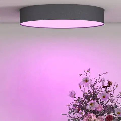 Inteligentní stropní svítidla Calex Stropní svítidlo Calex Smart Fabric LED, 40 cm