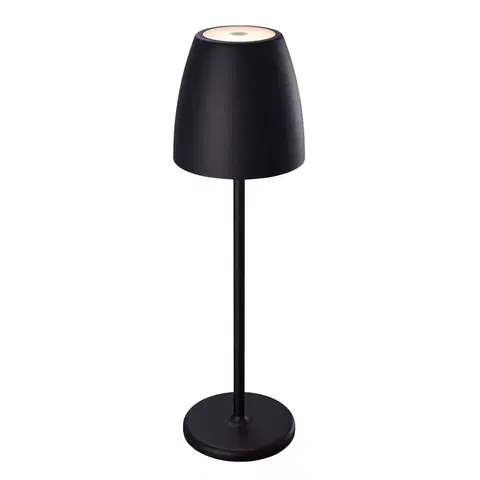 Venkovní osvětlení MEGATRON Nabíjecí stolní lampa Megatron Tavola LED, černá