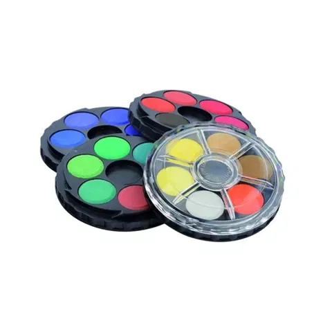 Hračky KOH-I-NOOR - Barvy vodové okrouhlé 24 barev